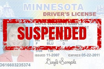 Suspended Minnesota Drivers License